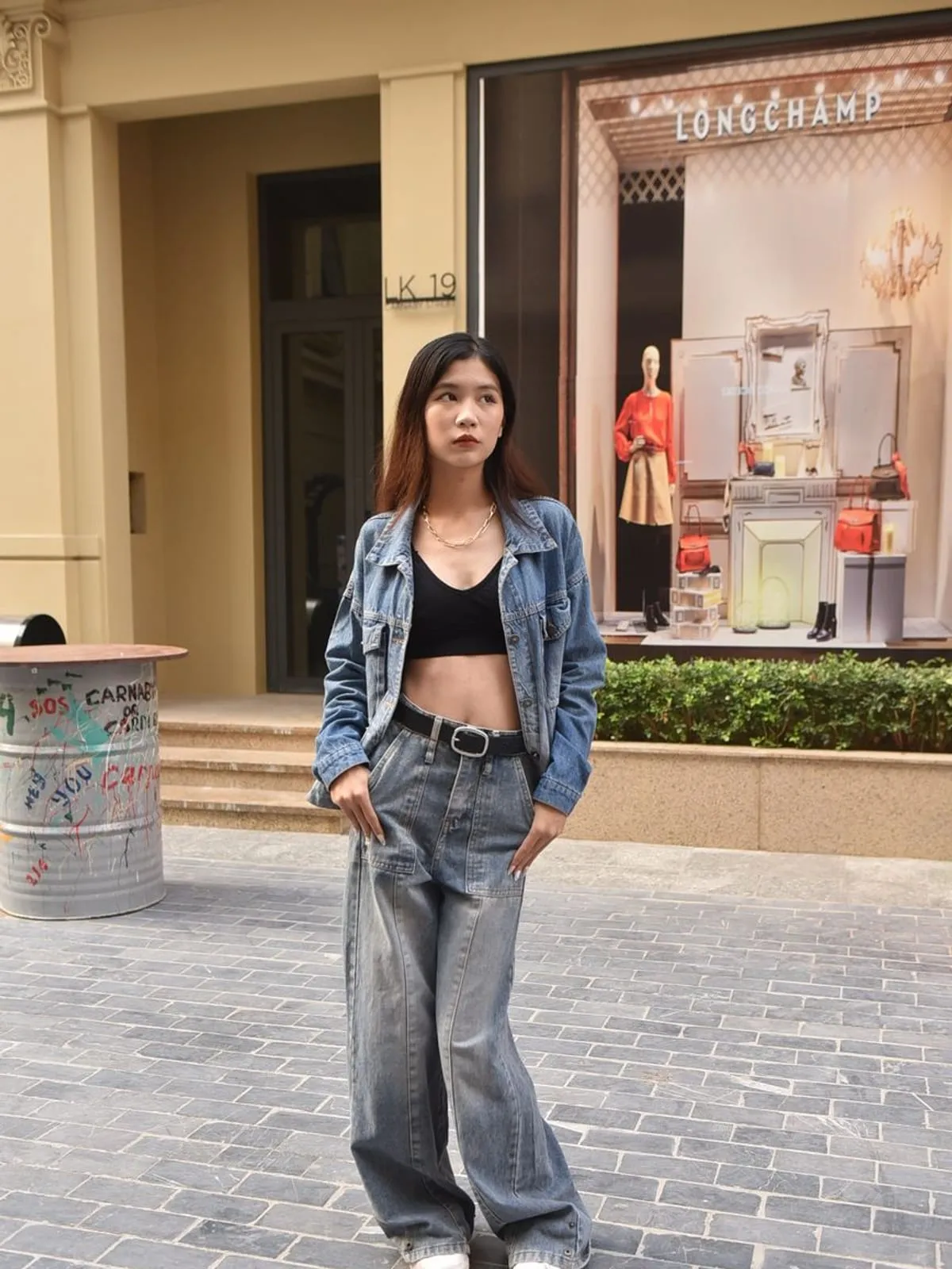 Cropped Denim Jacket